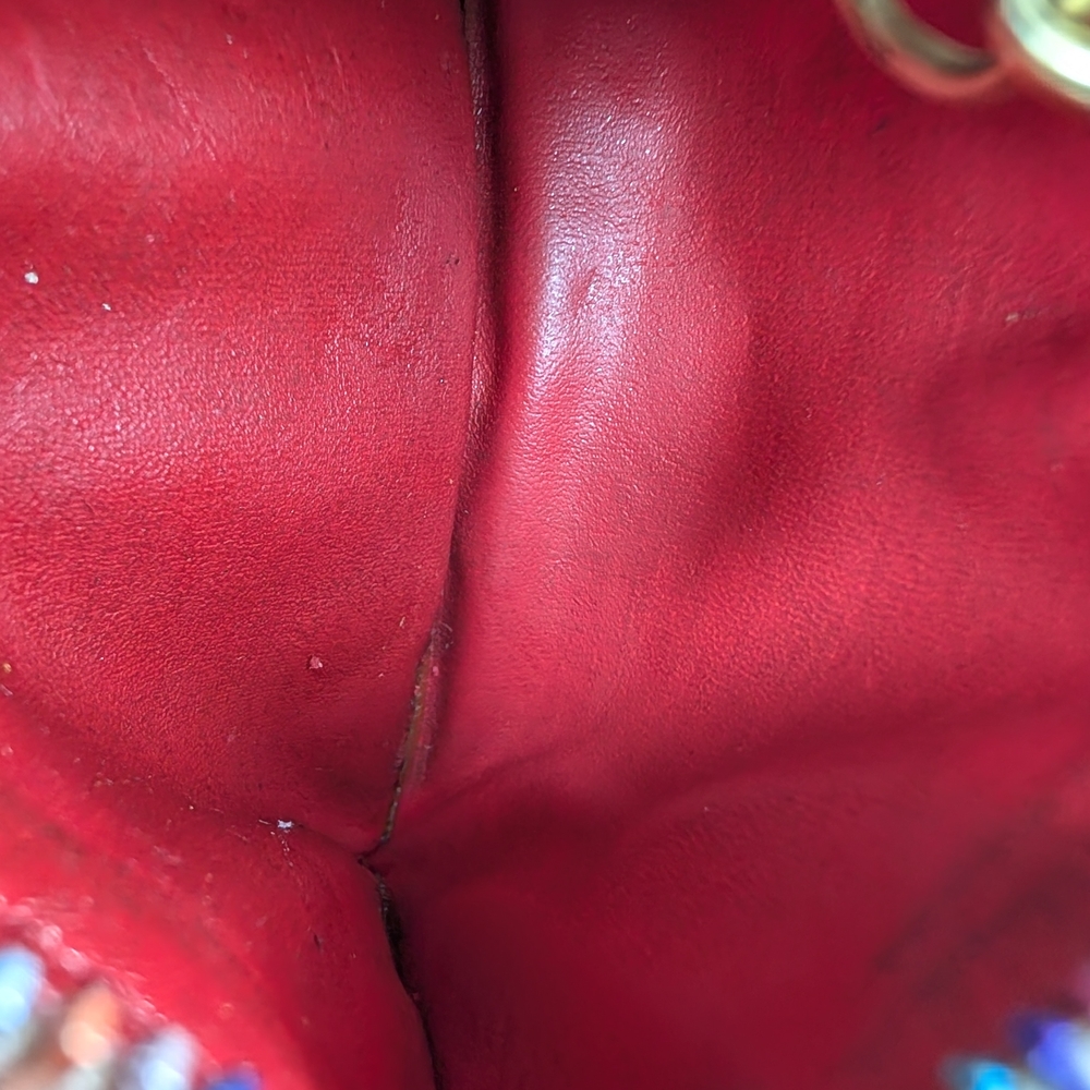 Dooney & Bourke Multicolor Graffiti Doodle Card Holder Coin Wallet Key Chain - Picture 15 of 15